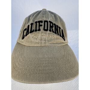 CALIFORNIA Hat Robin Ruth Unisex Adult One-Size Beige Distressed Soft Cotton